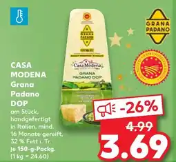 Kaufland Casa modena grana padano dop Angebot