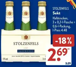 Aldi Süd STOLZENFELS Sekt Angebot