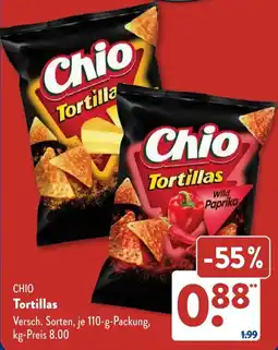 Aldi Süd CHIO Tortillas Angebot