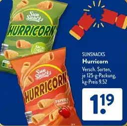 Aldi Süd SUNSNACKS Hurricorn Angebot