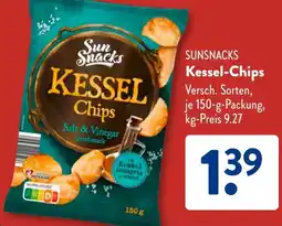 Aldi Süd SUNSNACKS Kessel-Chips Angebot