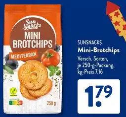Aldi Süd SUNSNACKS Mini-Brotchips Angebot