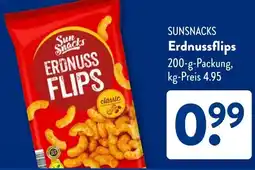 Aldi Süd SUNSNACKS Erdnussflips Angebot