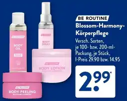 Aldi Süd BE ROUTINE Blossom-Harmony-Körperpflege Angebot