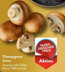 Aldi Süd Champignons braun Angebot