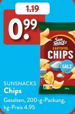 Aldi Süd SUNSNACKS Chips Angebot