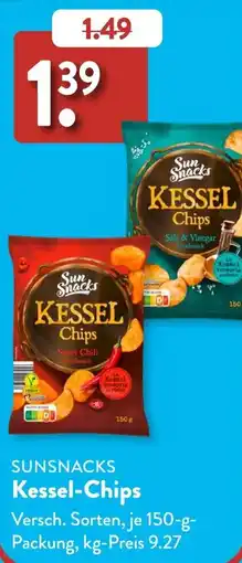 Aldi Süd SUNSNACKS Kessel-Chips Angebot