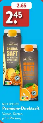 Aldi Süd RIO D'ORO Premium-Direktsaft Angebot