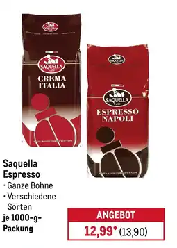 METRO Saquella Espresso Angebot