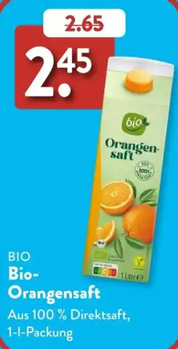 Aldi Süd BIO Bio-Orangensaft Angebot