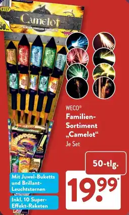 Aldi Süd WECO Familien-Sortiment „Camelot" Angebot