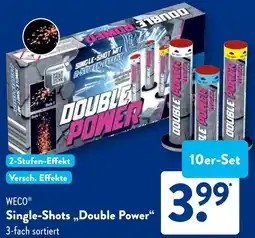 Aldi Süd WECO Single-Shots „Double Power" Angebot