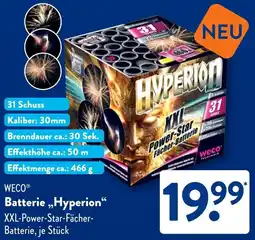 Aldi Süd WECO Batterie „Hyperion" Angebot
