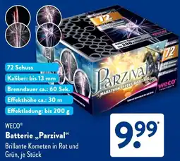 Aldi Süd WECO Batterie „Parzival" Angebot