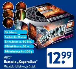 Aldi Süd WECO Batterie „Kopernikus" Angebot