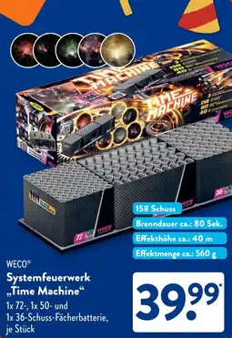 Aldi Süd WECO Systemfeuerwerk ,,Time Machine" Angebot
