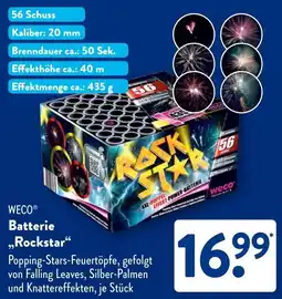 Aldi Süd WECO Batterie ,,Rockstar" Angebot