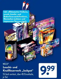 Aldi Süd WECO Leucht- und Knallfeuerwerk „,Jackpot“ Angebot