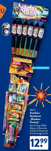 Aldi Süd WECO Familien-Sortiment ,,Rainbow Fantasy" Angebot