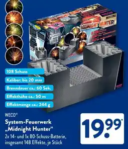Aldi Süd WECO System-Feuerwerk „Midnight Hunter" Angebot