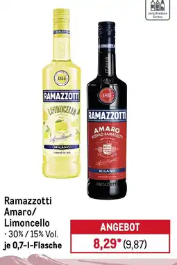 METRO Ramazzotti Amaro/ Limoncello Angebot