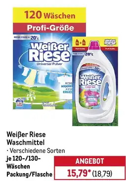 METRO Weißer Riese Waschmittel Angebot