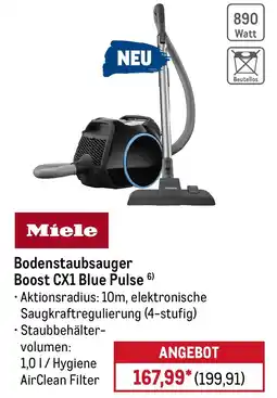 METRO Miele Bodenstaubsauger Boost CX1 Blue Pulse Angebot