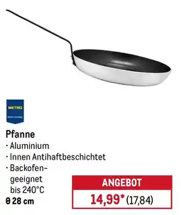 METRO METRO PROFESSIONAL Pfanne Angebot