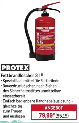 METRO PROTEX Fettbrandlöscher 3L Angebot