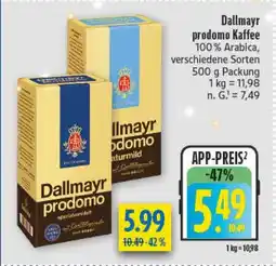 diska Dallmayr prodomo Kaffee Angebot