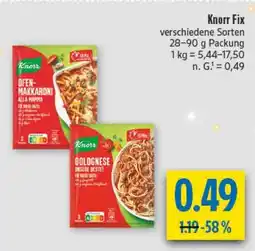 diska Knorr Fix Angebot