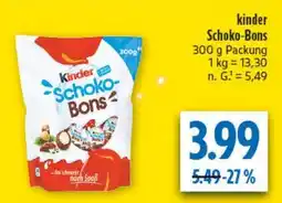 diska kinder Schoko-Bons Angebot