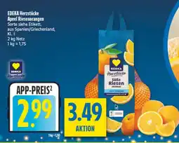 diska EDEKA Herzstücke Apeel Riesenorangen Angebot