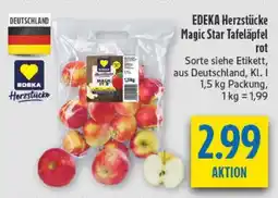diska EDEKA Herzstücke Magic Star Tafeläpfel Zespri rot Angebot