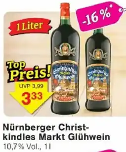 Jawoll Nürnberger Christkindles Markt Glühwein Angebot