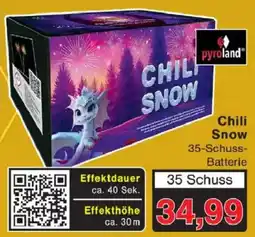 Jawoll Chili Snow 35 Schuss Batterie Angebot