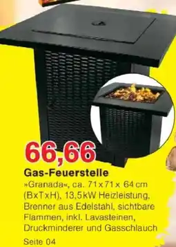 Jawoll Gas Feuerstelle Angebot
