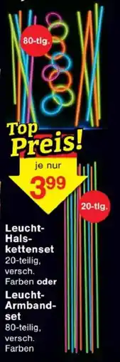 Jawoll Leucht Halskettenset oder Leucht Armbandset Angebot