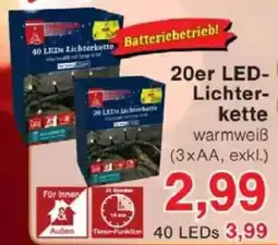 Jawoll 20er LED- Lichterkette Angebot