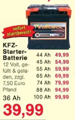 Jawoll KFZ Starter Batterie 36Ah Angebot