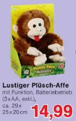 Jawoll Lustiger Plüsch Affe Angebot