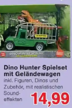 Jawoll Dino Hunter Spielset mit Geländewagen Angebot