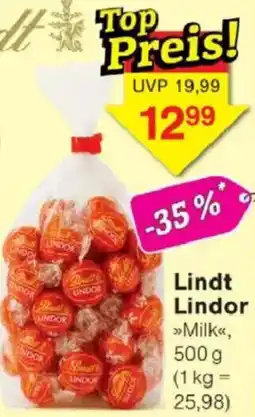 Jawoll Lindt Lindor Angebot