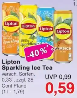 Jawoll Lipton Sparkling Ice Tea Angebot