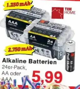 Jawoll TIM HOME Alkaline Batterien Angebot