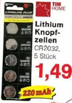 Jawoll TIM HOME Lithium Knopfzellen Angebot