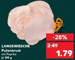 Kaufland LANGEWIESCHE Putenbrust Angebot