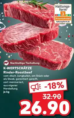 Kaufland K-WERTSCHÄTZE Rinder-Roastbeef Angebot