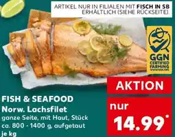 Kaufland FISH & SEAFOOD Norw. Lachsfilet Angebot
