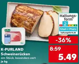 Kaufland K-PURLAND Schweinerücken Angebot